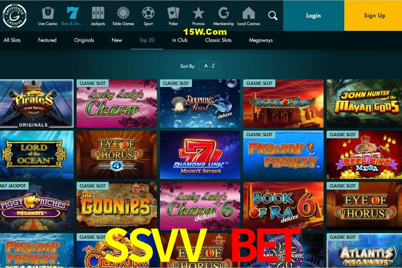 Game Providers SSVV Bet